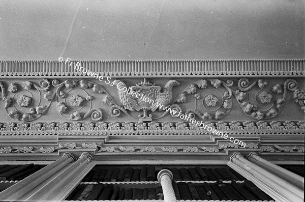 DETAIL OF CORNICE IN LIBRARY